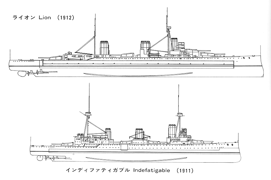 HMS Lion and HMS Indefatigable