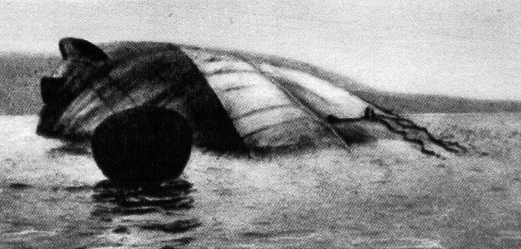 capsized Seydlitz