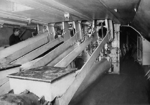 USS Vesuvius' loading room