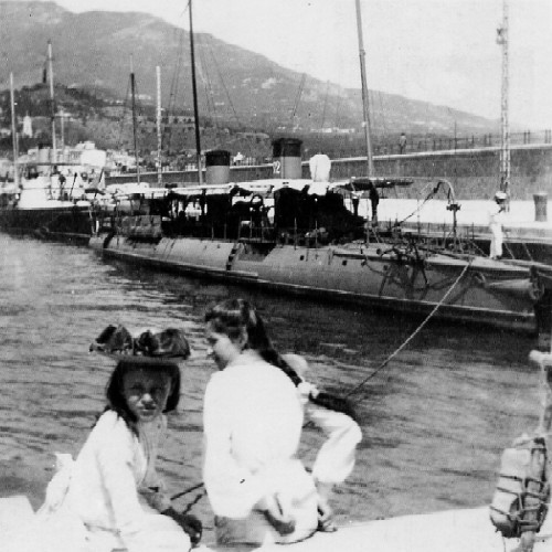 scene with the torpedo-boat