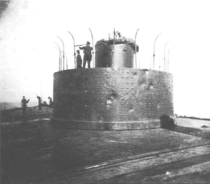 Passaic's turret rear view
